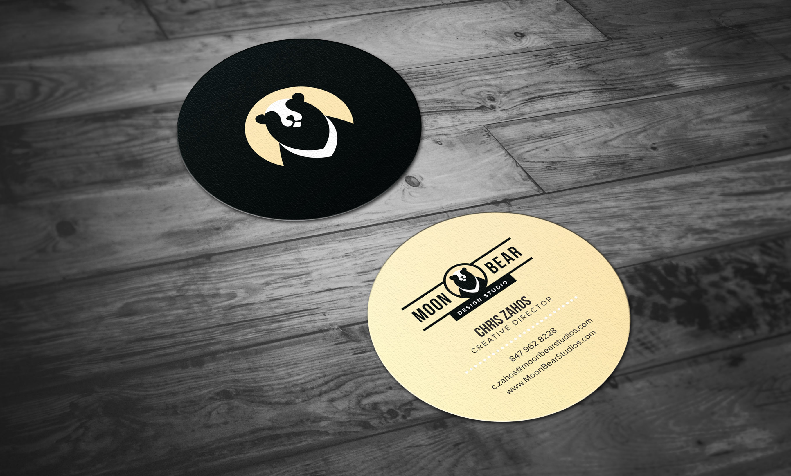 Moon Bear Design Studio Branding Identity Business Cards