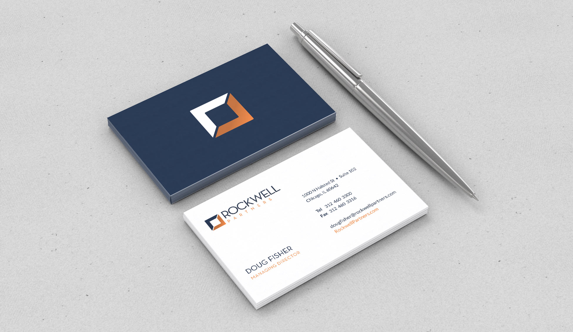 Rockwell Partners Business Cards