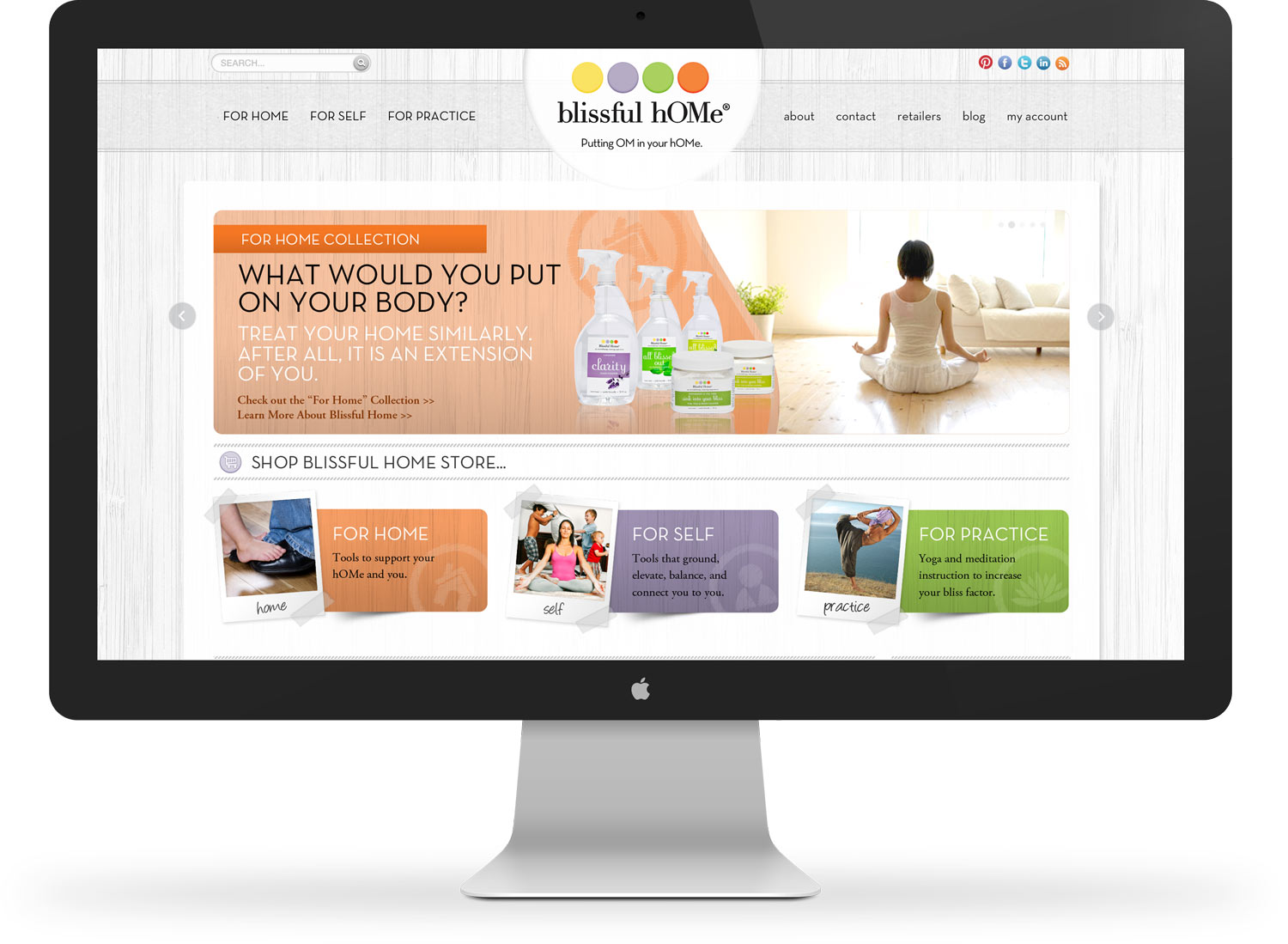 Blissful Home Website Design