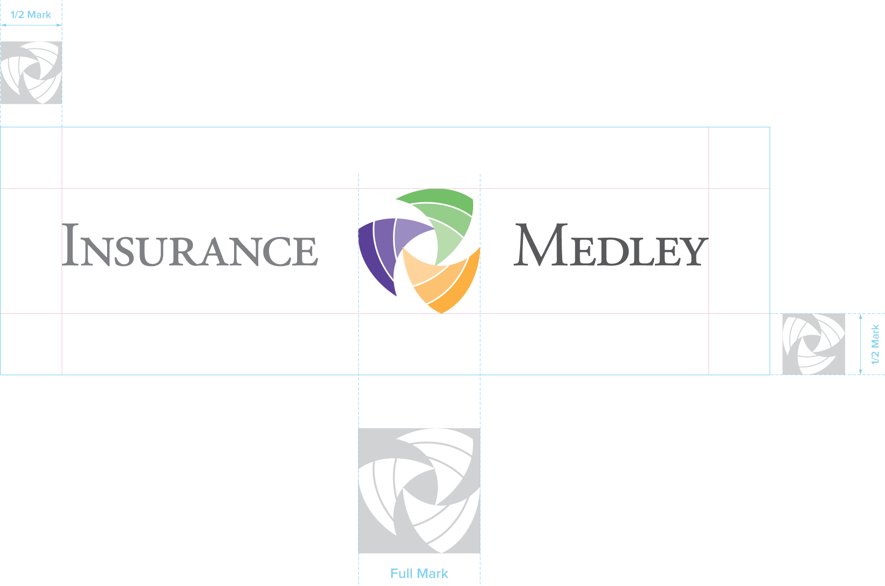 Insurance Medley Logo Clear space