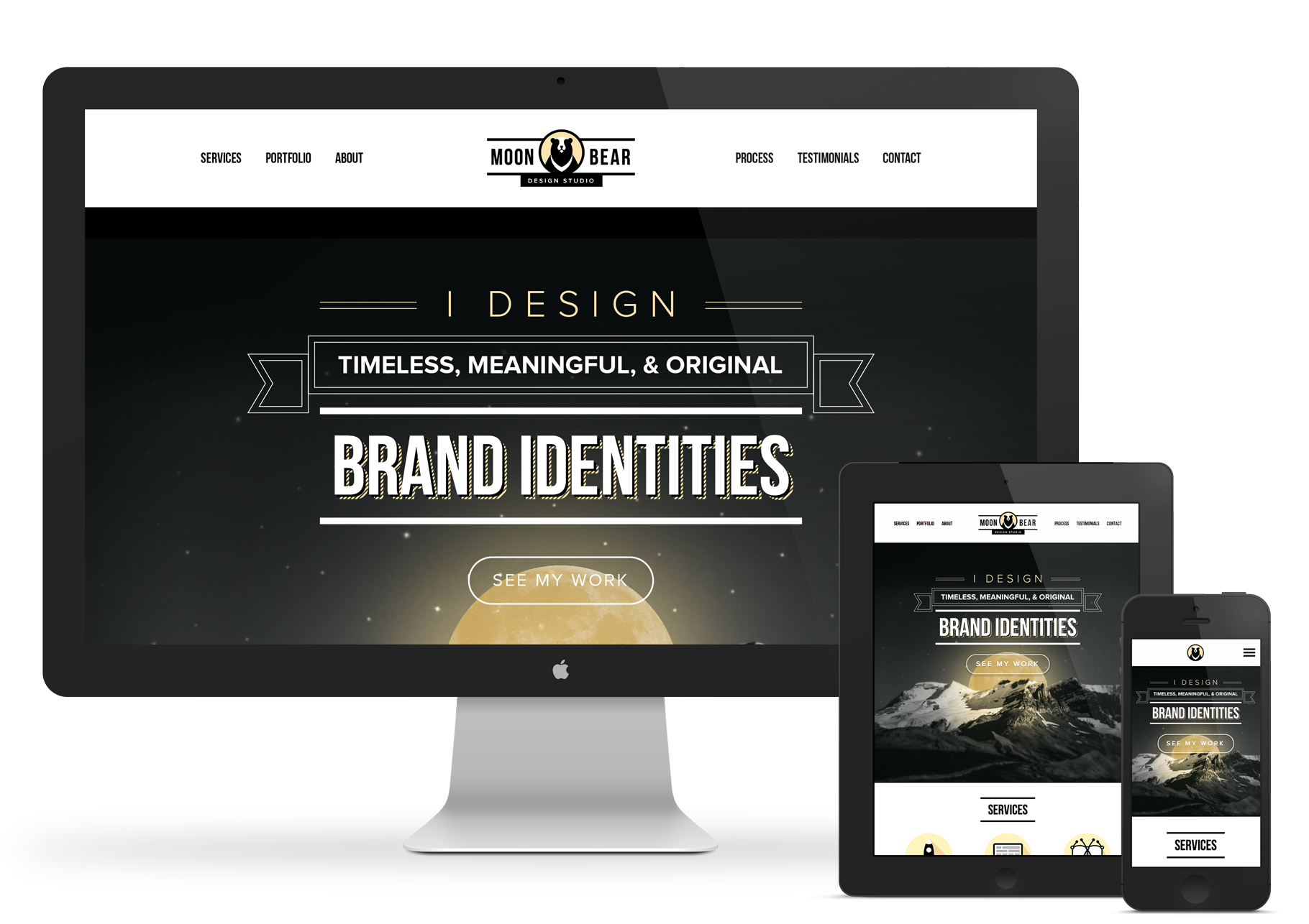 Moon Bear Design Studio Responsive Website