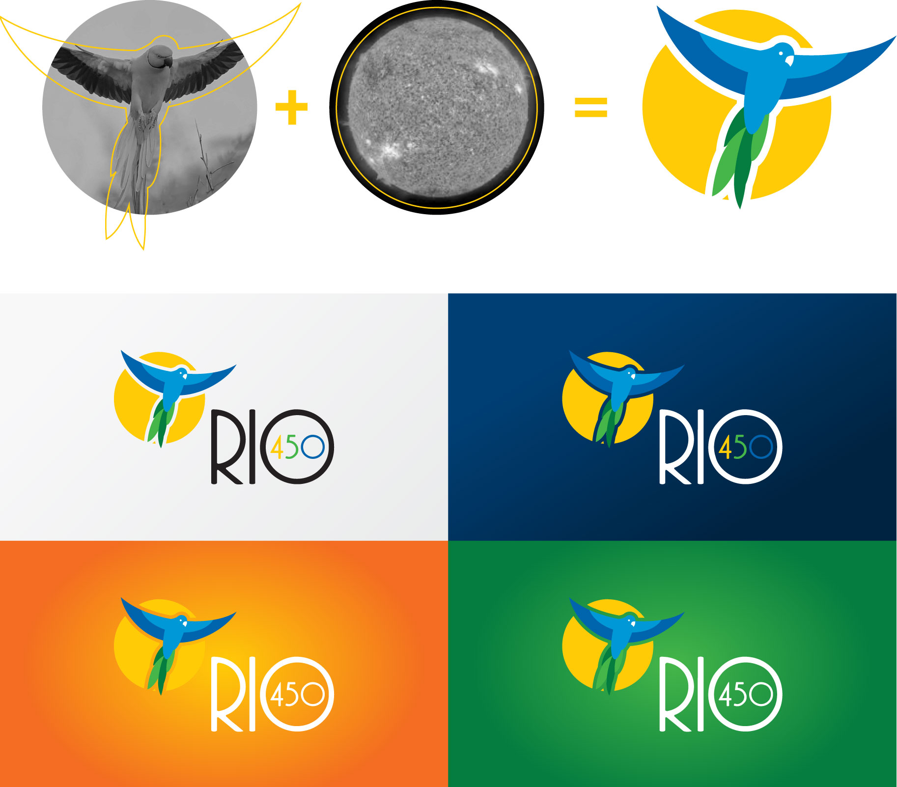 RIO 450 Logo Design Color Variants and Inspiration