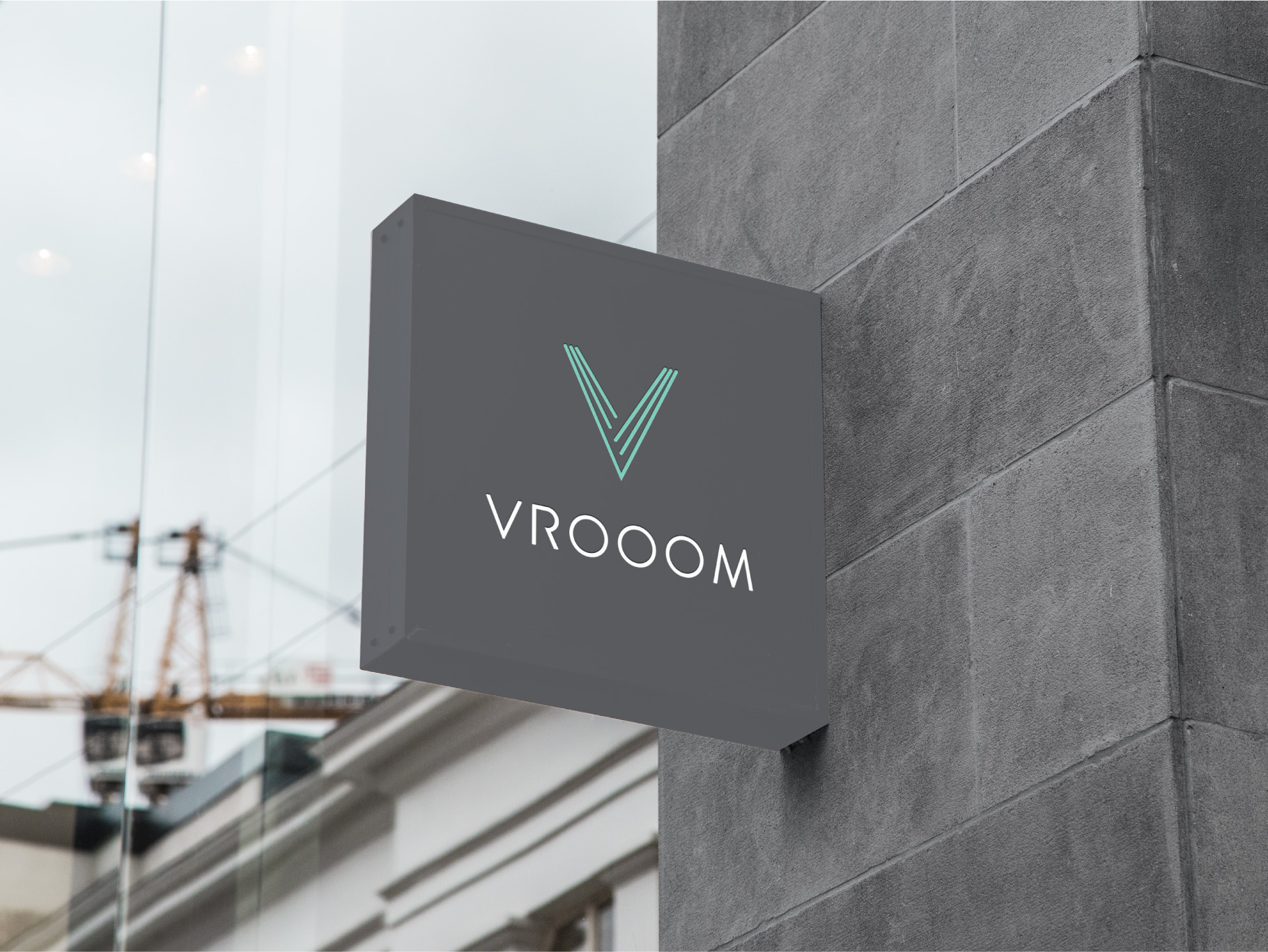 VROOOM Outdoor Sign Mockup